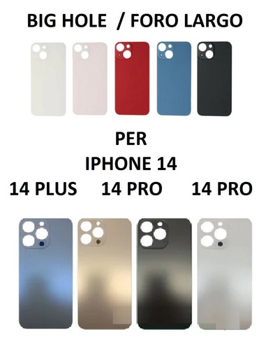 Vetro posteriore per iphone - per, 14
